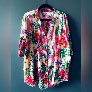 Floral Women's Top - Multicolor